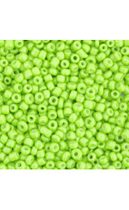 Seed beads 11/0 (2mm) Apple green